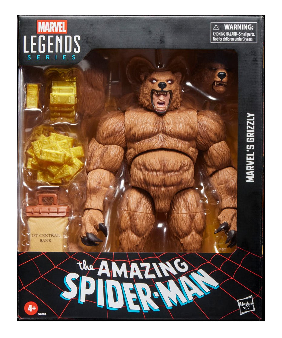 Spider-Man Marvel Legends Series Grizzly 6" Action Figure Action Figures - Toys - New - CaveGamers