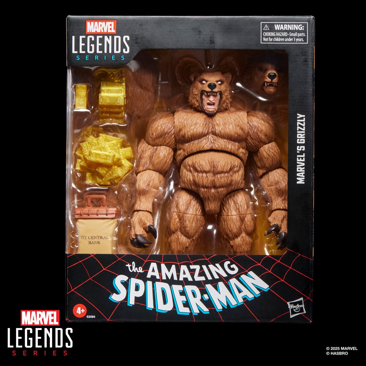 Spider-Man Marvel Legends Series Grizzly 6" Action Figure Action Figures - Toys - New - CaveGamers - Image 9