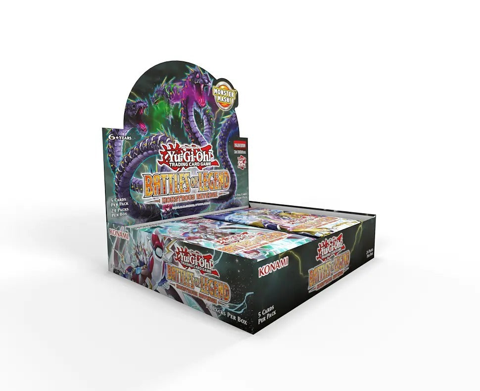 Yu-Gi-Oh! TCG: Battles of Legend - Monstrous Revenge Booster Box - Trading Card - New - CaveGamers - Image 2