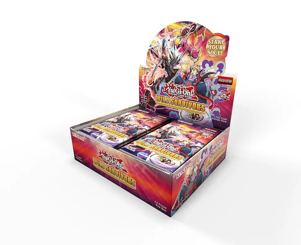 Yu-Gi-Oh! TCG: Wild Survivors Booster Box - Trading Card - New - CaveGamers