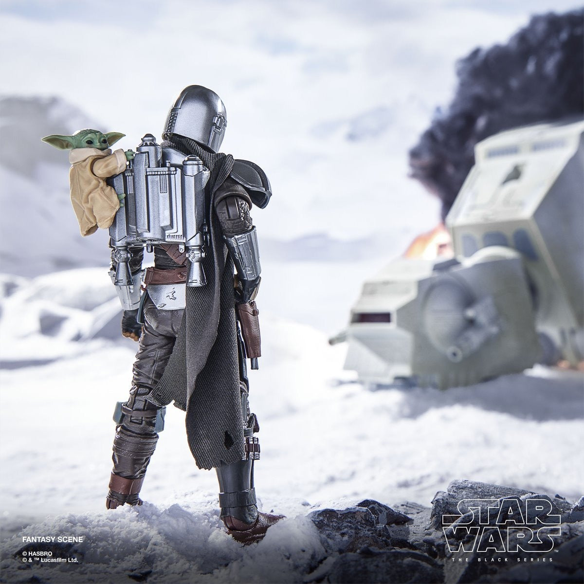 Star Wars The Black Series The Mandalorian & Grogu Deluxe 6" Action Figure Action Figures - Toys - New - CaveGamers - Image 9