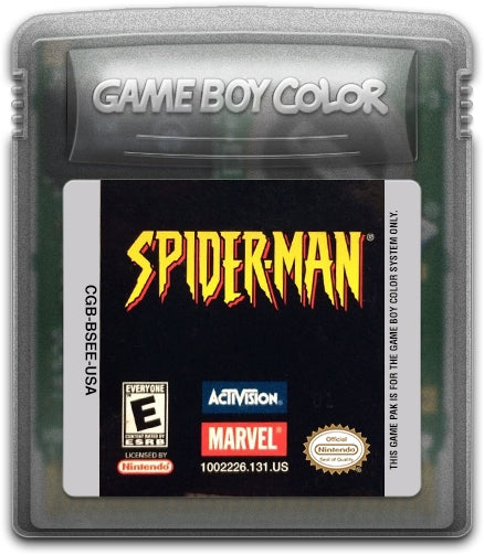 Spider-Man Game Boy Color - Video Game - Used - CaveGamers - Image 3
