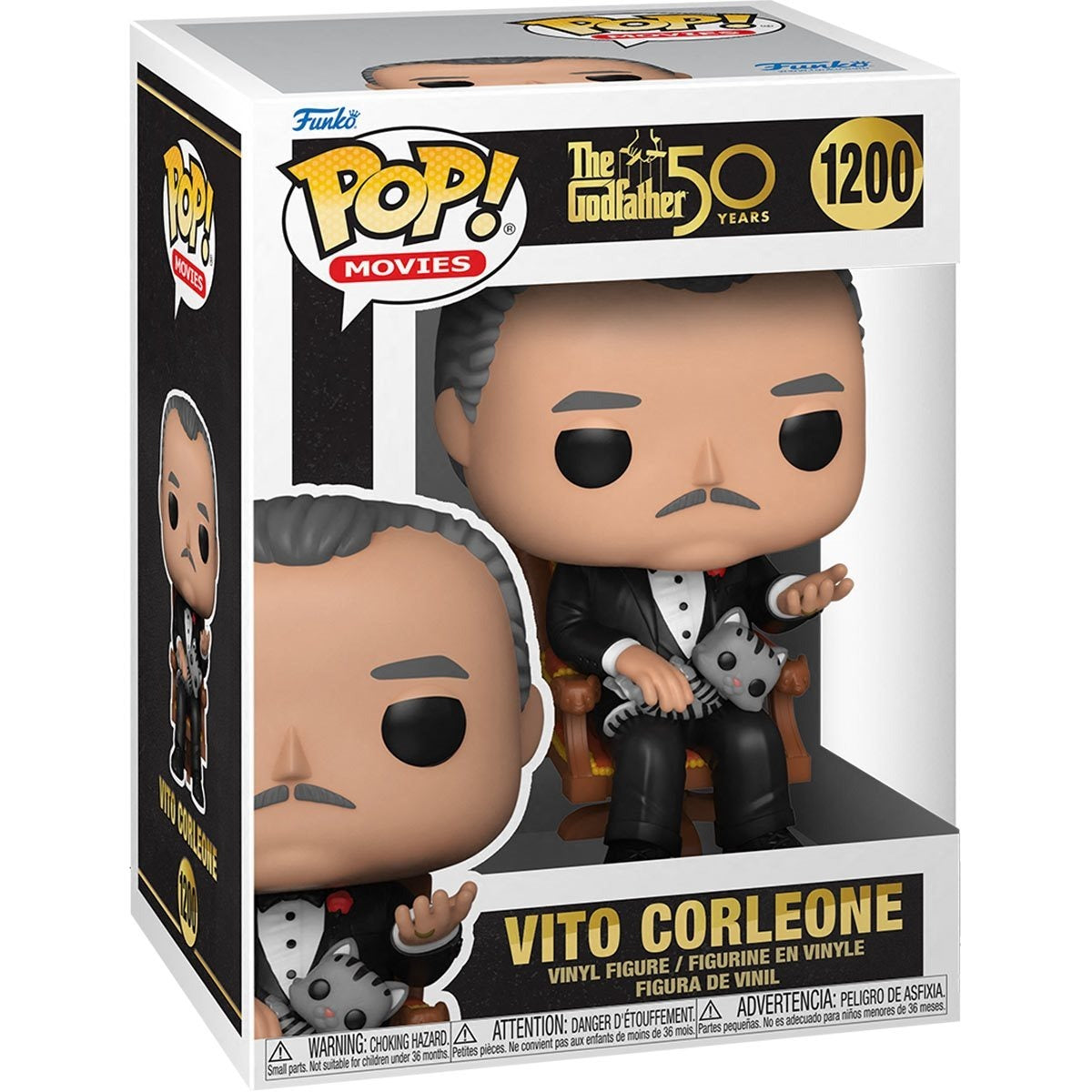 The Godfather 50th Anniversary Vito Corleone Funko Pop! Vinyl Figure #1200 - Toys - New - CaveGamers