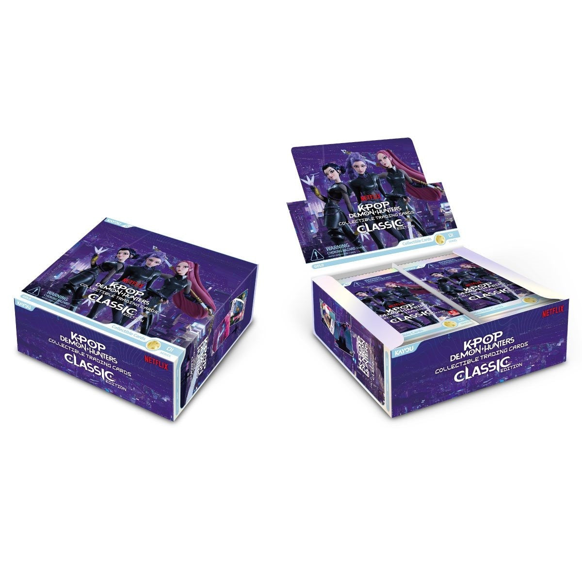 KPop Demon Hunters World Tour Classic Edition Collector Box 001 Collectible Trading Card 10-Pack Trading Cards - Trading Card - New - CaveGamers