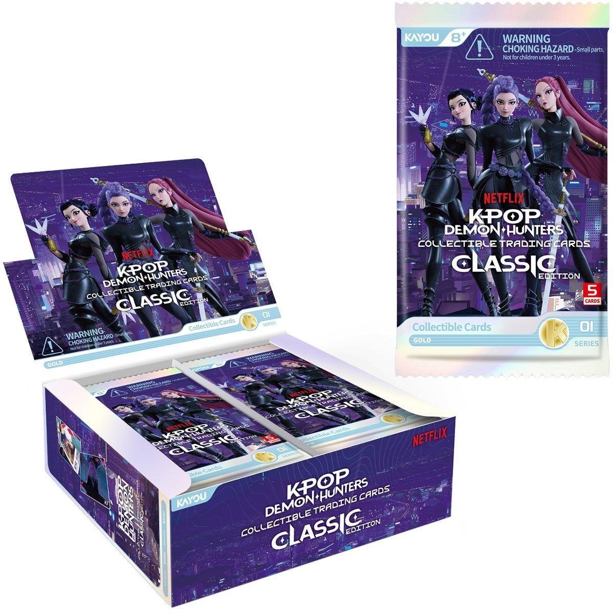 KPop Demon Hunters World Tour Classic Edition Collector Box 001 Collectible Trading Card 10-Pack Trading Cards - Trading Card - New - CaveGamers - Image 2