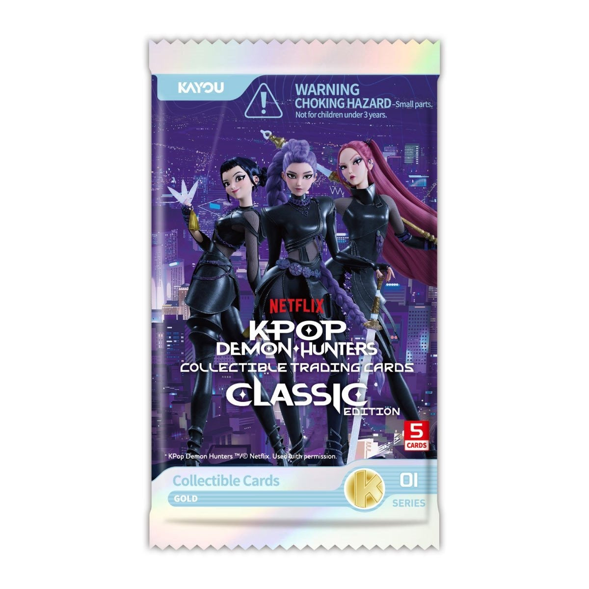 KPop Demon Hunters World Tour Classic Edition Collector Box 001 Collectible Trading Card 5-Pack Trading Cards - Trading Card - New - CaveGamers - Image 3