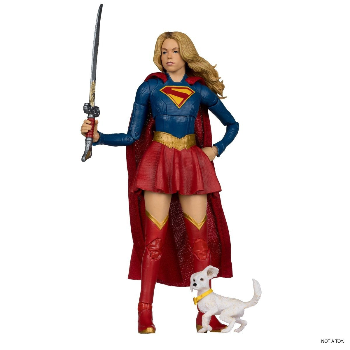 DC Multiverse: Supergirl Movie Supergirl and Baby Krypto 7-Inch Action Figure Action Figures - Toys - New - CaveGamers - Image 2
