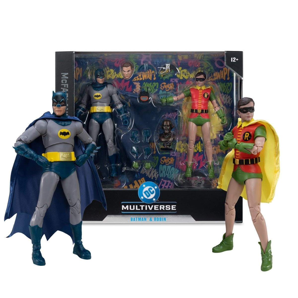 DC Multiverse: Batman and Robin Batman Classic TV Series #5 7-Inch Action Figure 2-Pack Action Figures - Toys - New - CaveGamers - Image 10