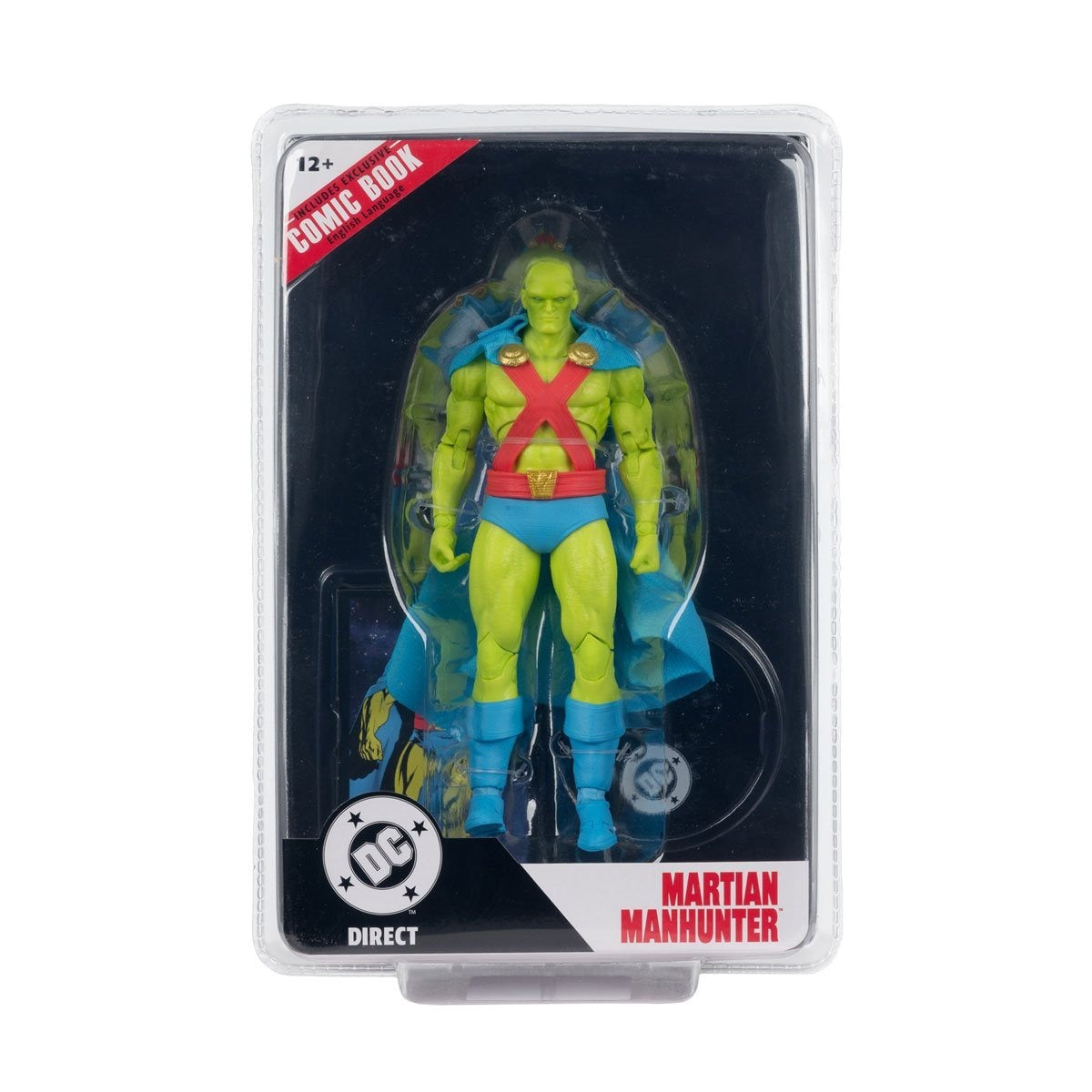 DC Direct: Martian Manhunter (Justice League #77) 7-Inch Action Figure with Comic Action Figures - Toys - New - CaveGamers