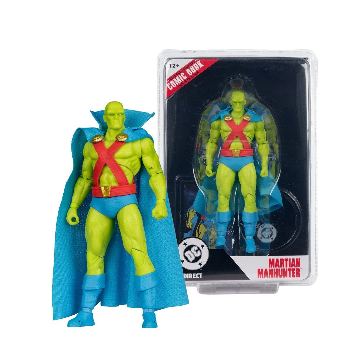 DC Direct: Martian Manhunter (Justice League #77) 7-Inch Action Figure with Comic Action Figures - Toys - New - CaveGamers - Image 9
