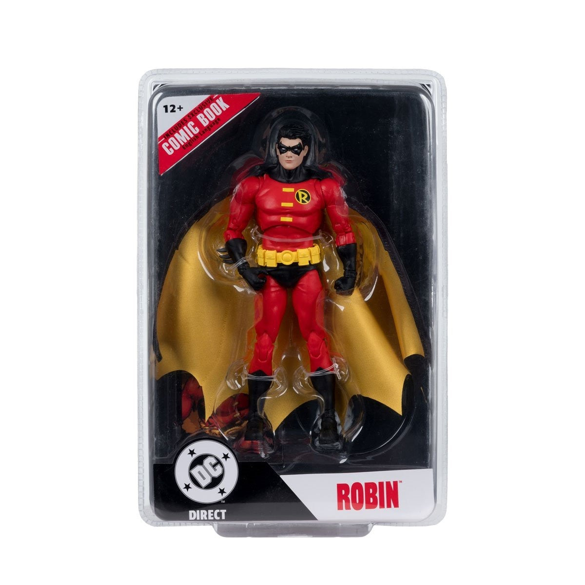 DC Direct: Robin (Teen Titans #41) 7-Inch Action Figure with Comic Action Figures - Toys - New - CaveGamers