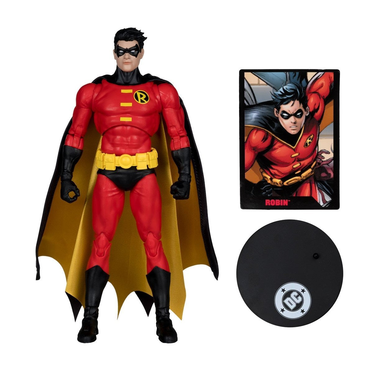 DC Direct: Robin (Teen Titans #41) 7-Inch Action Figure with Comic Action Figures - Toys - New - CaveGamers - Image 3