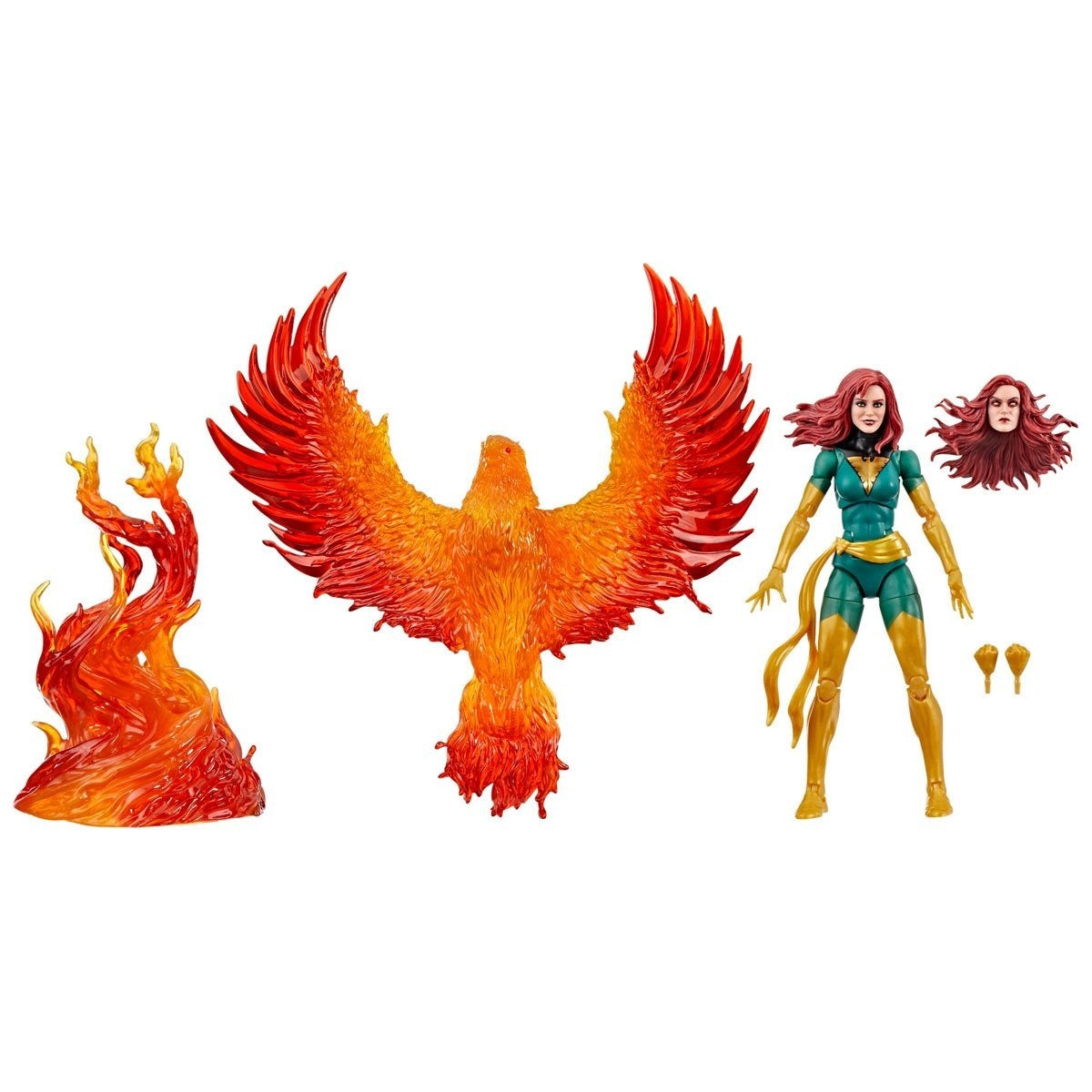 Marvel Legends: Series Jean Grey with Phoenix Force Display 6-Inch Deluxe Action Figure Action Figures - Toys - New - CaveGamers - Image 5