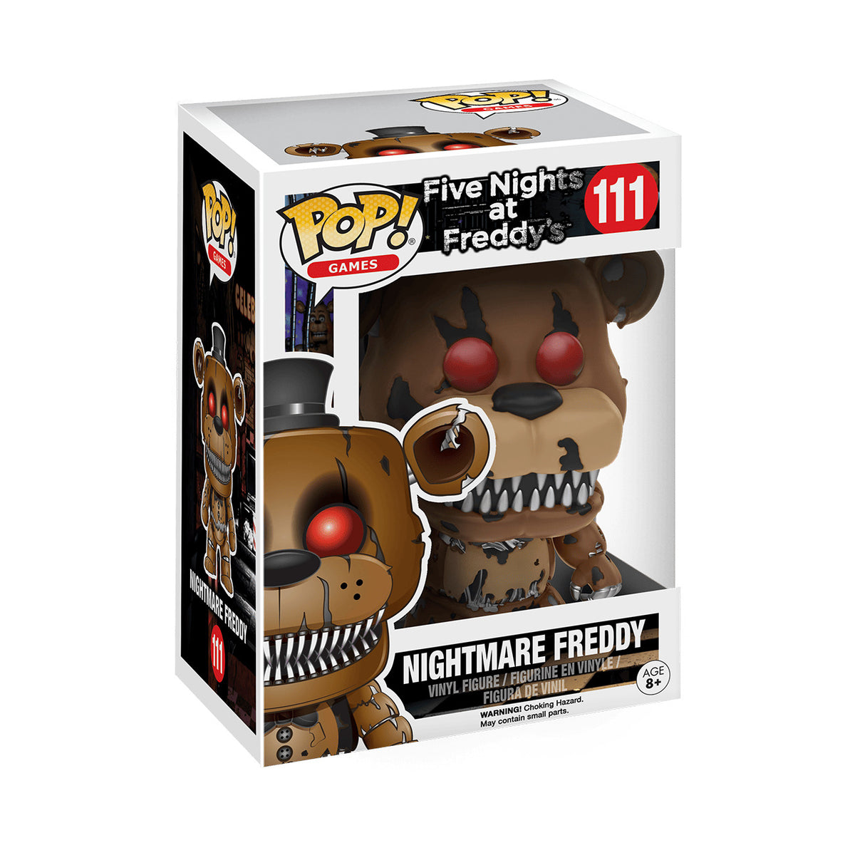 Funko Five Nights at Freddy's - Nightmare Freddy Toy Figure Funko Pop! - Toys - New - CaveGamers
