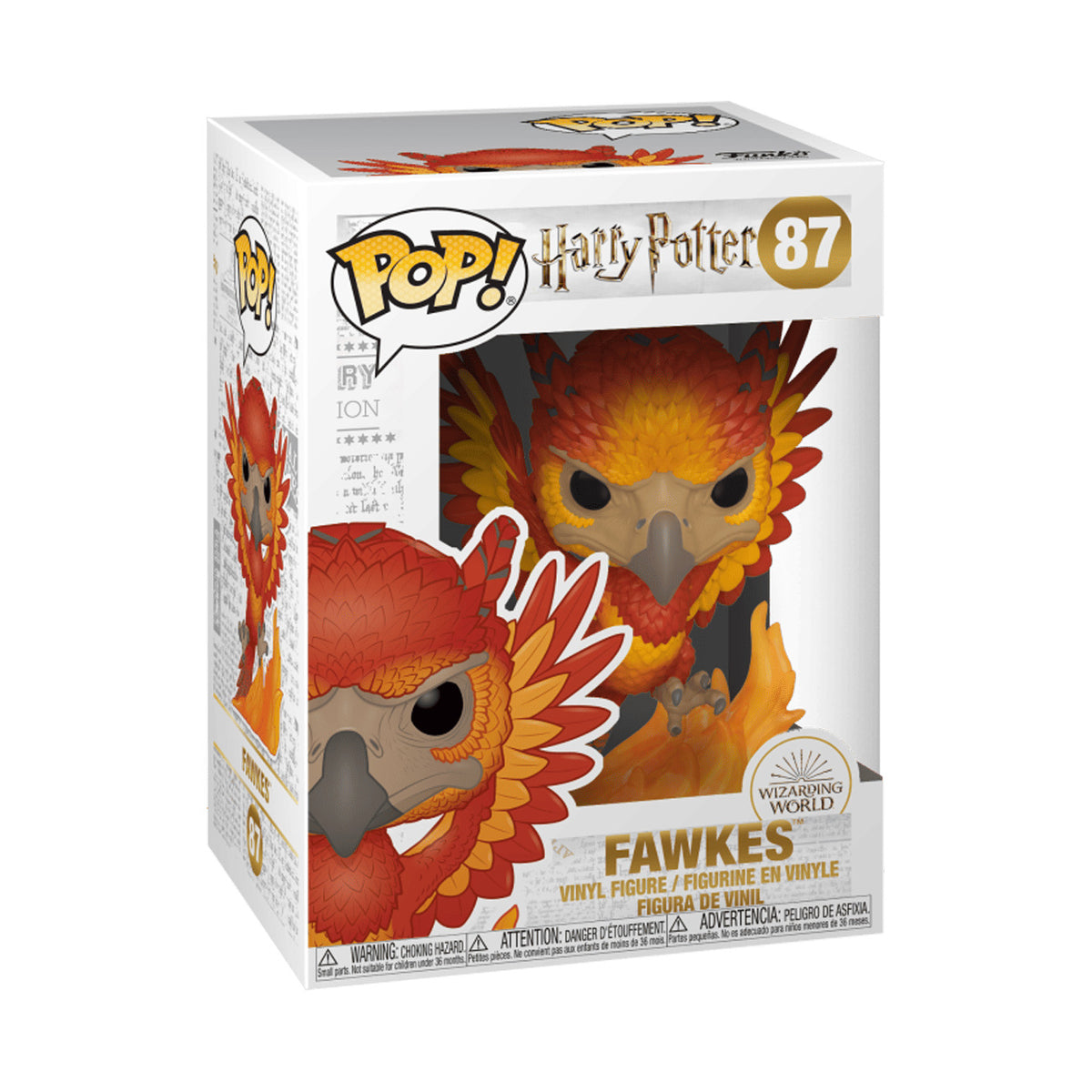 Funko Pop! Harry Potter Fawkes Vinyl Figure #87 - Toys - New - CaveGamers