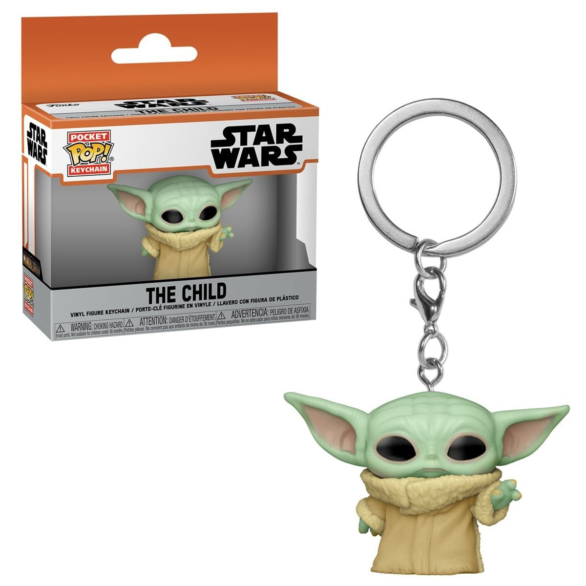 Funko Pocket Pop! Star Wars The Mandalorian The Child Key Chain Funko Pop! - Toys - New - CaveGamers - Image 3