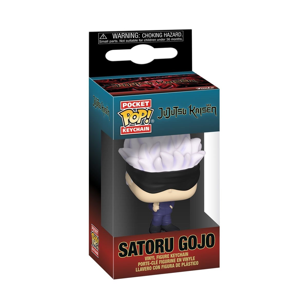 Funko Pocket Pop! Jujutsu Kaisen Satoru Gojo Key Chain Funko Pop! - Toys - New - CaveGamers