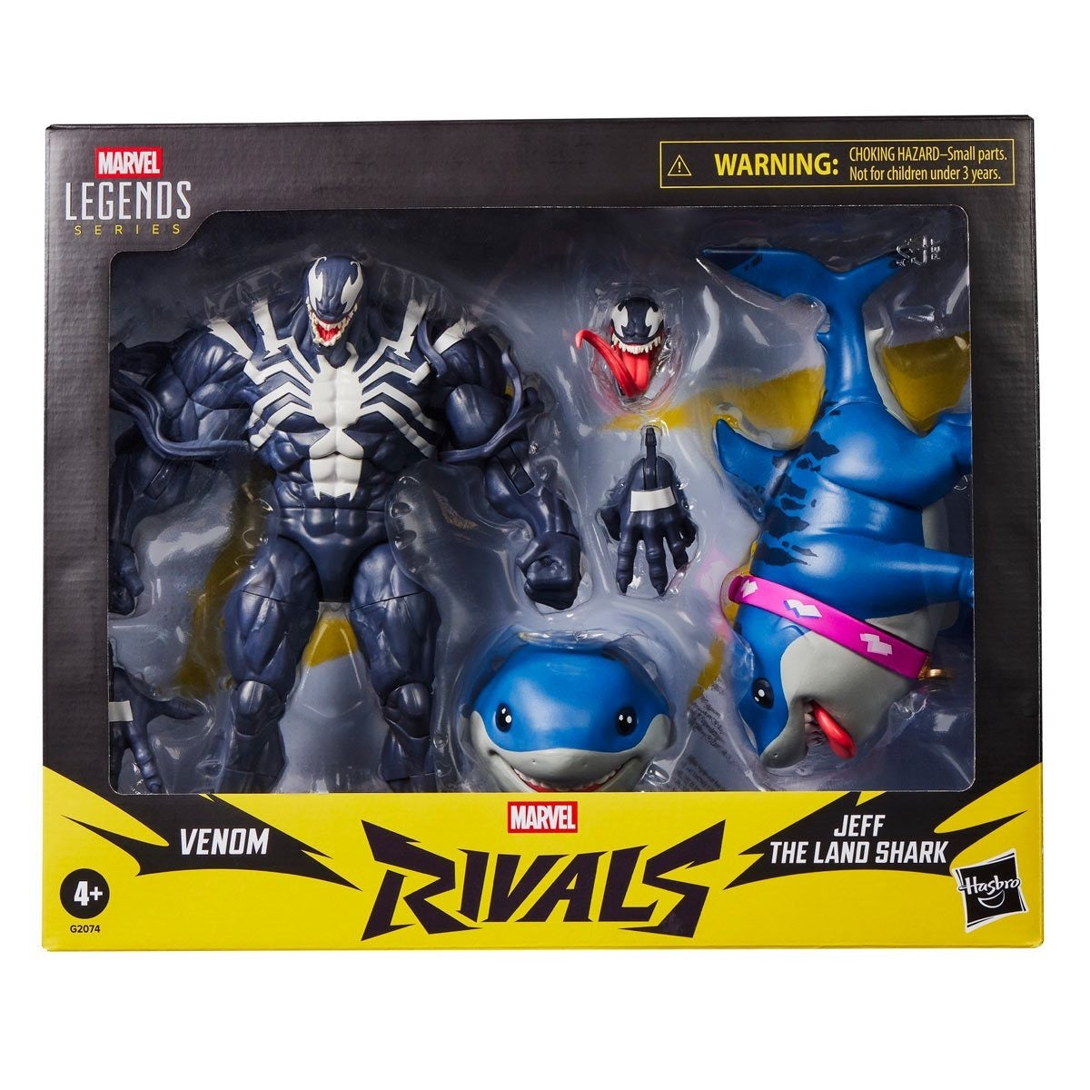 Marvel Legends: Marvel Rivals Venom & Jeff the Land Shark Action Figure 2-Pack Action Figures - Toys - New - CaveGamers