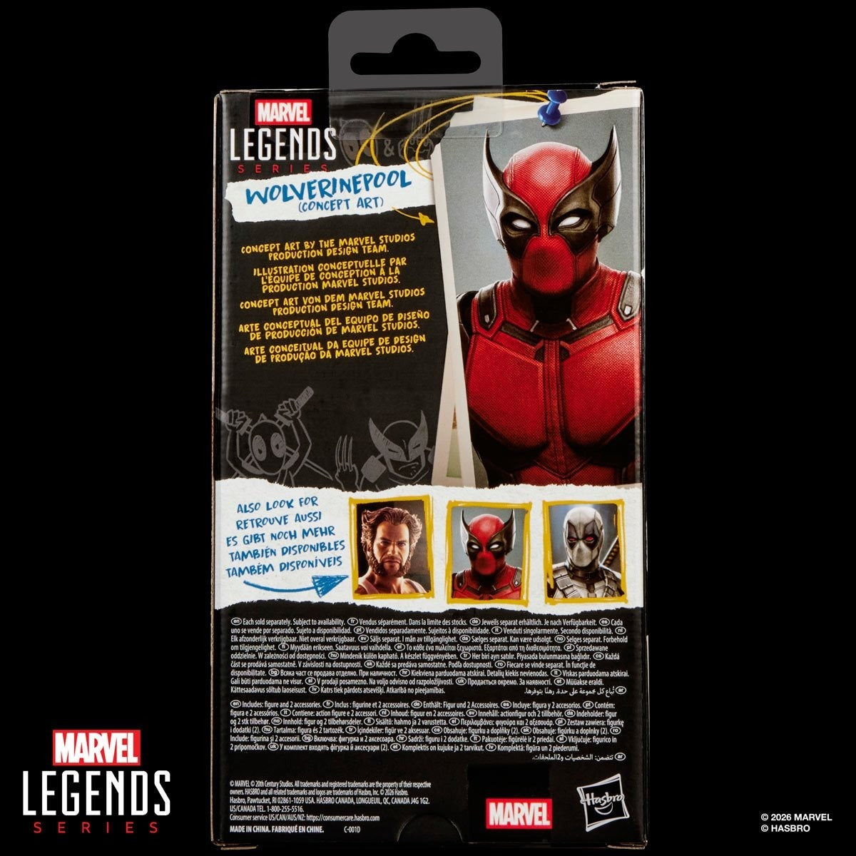 Marvel Legends: Deadpool & Wolverine Wolverinepool (Concept Art) 6-Inch Action Figure Action Figures - Toys - New - CaveGamers - Image 9