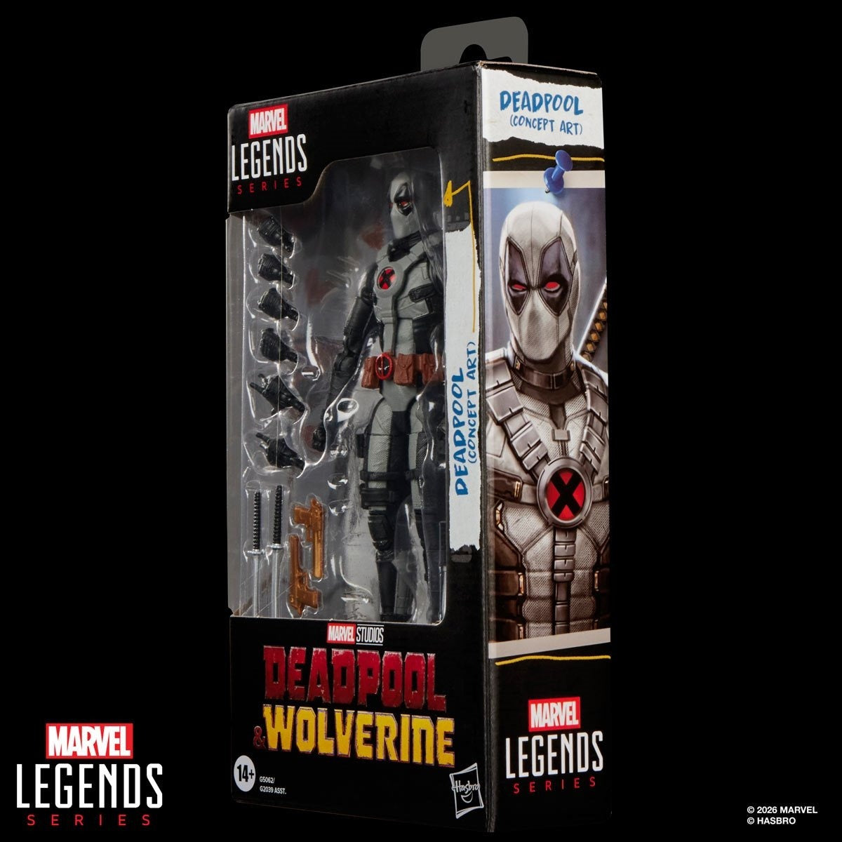 Marvel Legends: Deadpool & Wolverine Deadpool (Concept Art) 6-Inch Action Figure Action Figures - Toys - New - CaveGamers - Image 10