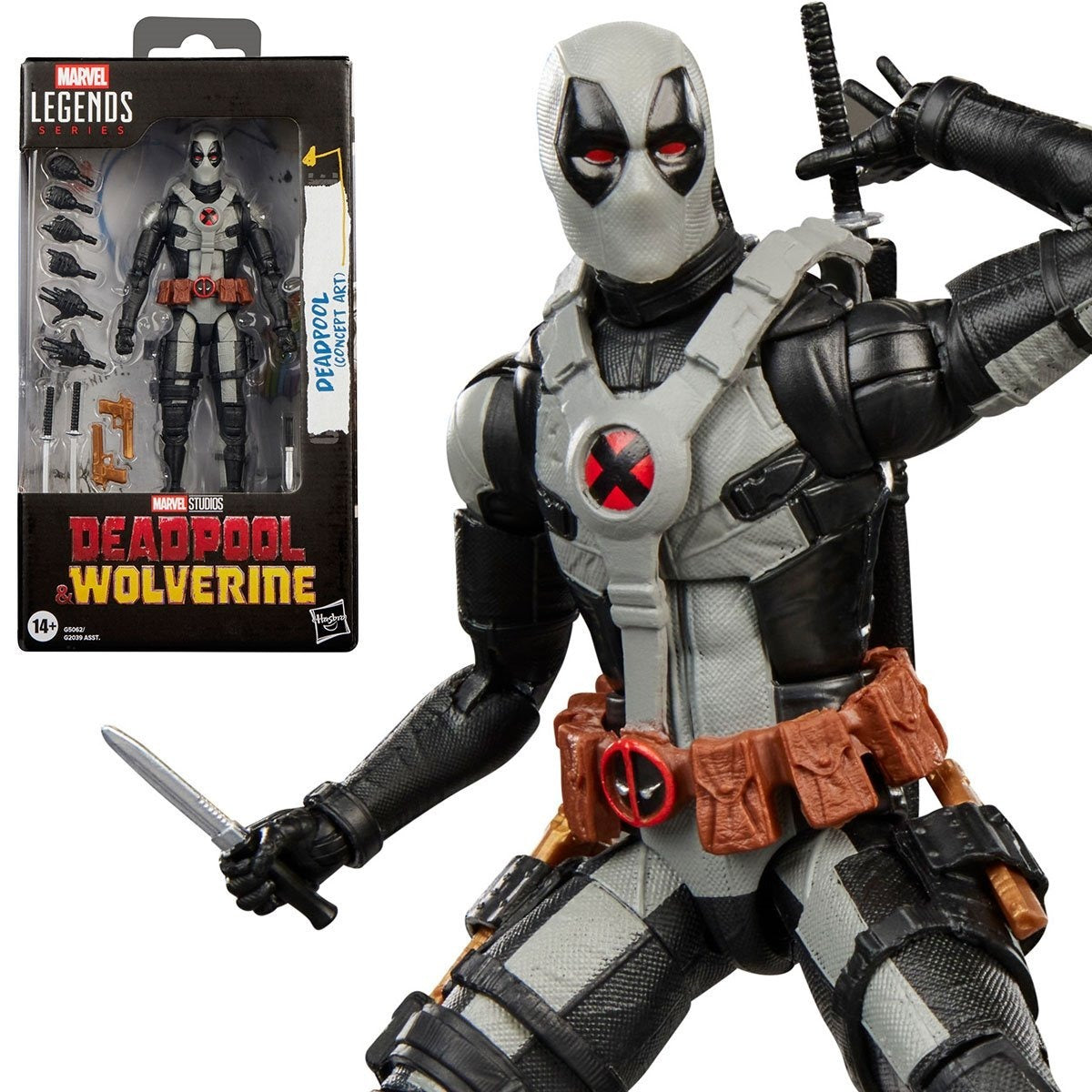 Marvel Legends: Deadpool & Wolverine Deadpool (Concept Art) 6-Inch Action Figure Action Figures - Toys - New - CaveGamers - Image 12