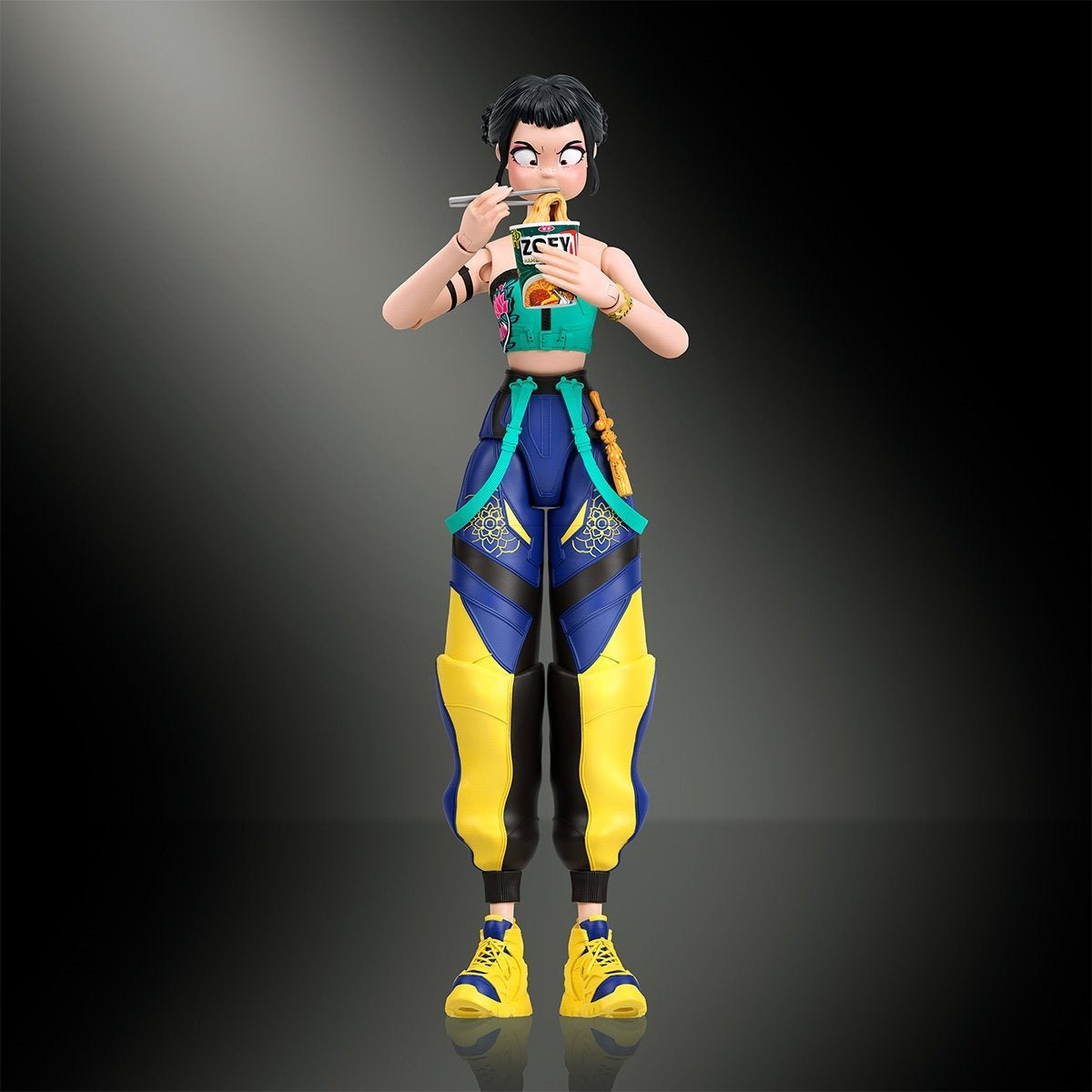 Mattel KPop Demon Hunters HUNTR/X Zoey How It's Done Action Figure Action Figures - Toys - New - CaveGamers - Image 2