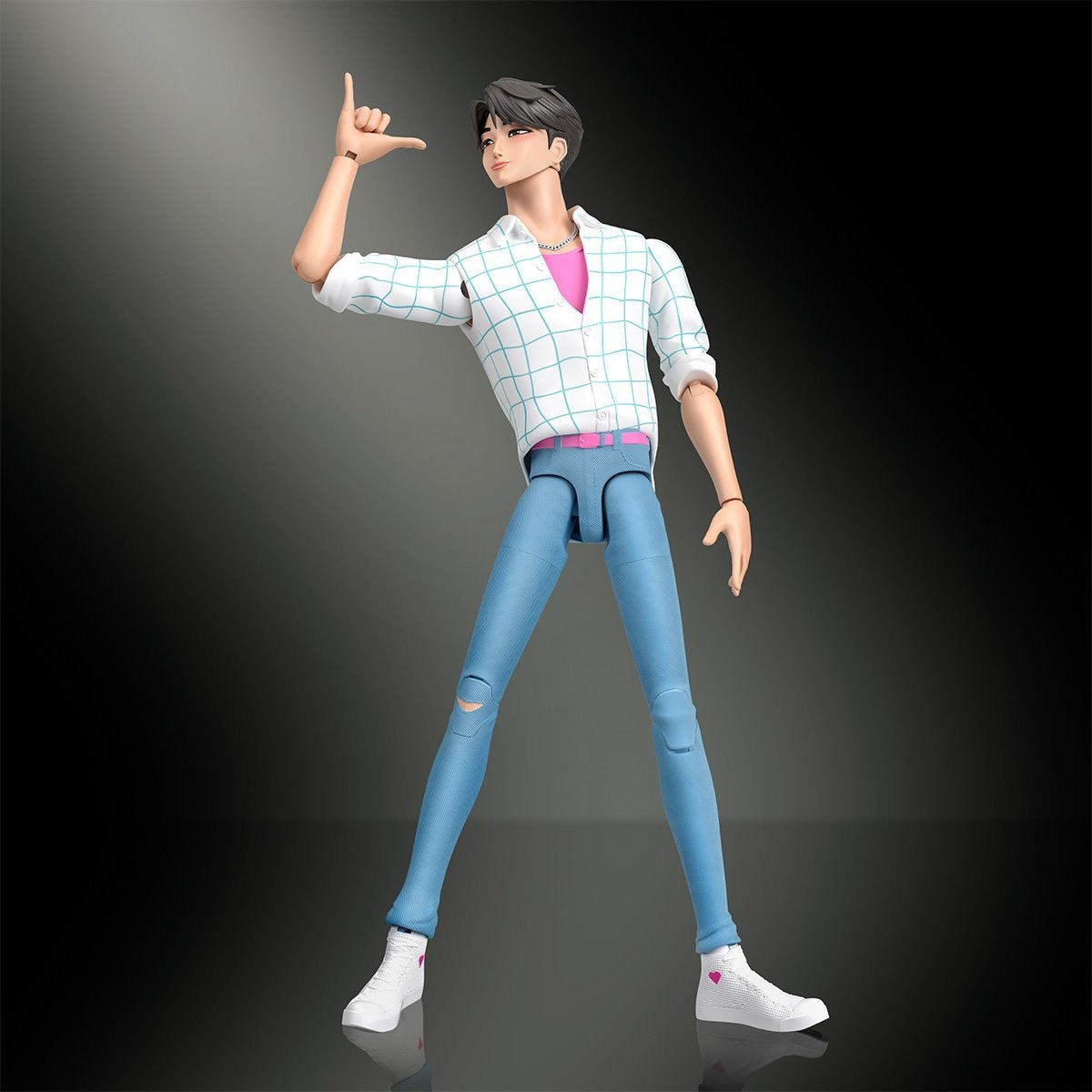 Mattel KPop Demon Hunters Saja Boys Jinu Soda Pop Action Figure Action Figures - Toys - New - CaveGamers - Image 2