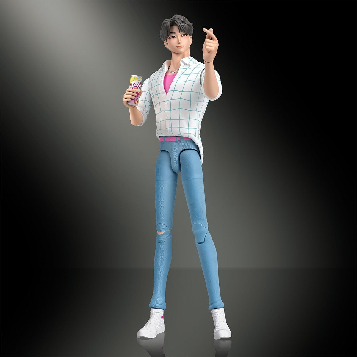 Mattel KPop Demon Hunters Saja Boys Jinu Soda Pop Action Figure Action Figures - Toys - New - CaveGamers - Image 4