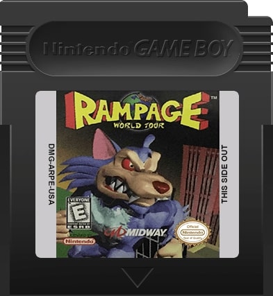 Rampage: World Tour Game Boy Color - Video Game - Used - CaveGamers - Image 3