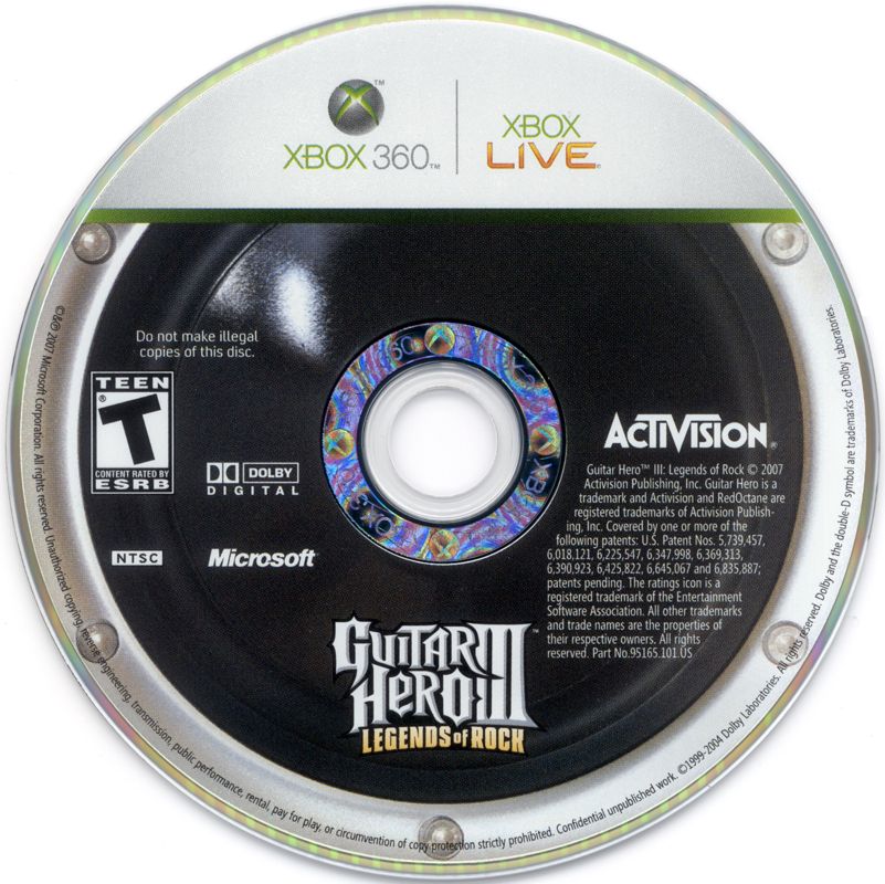 Guitar Hero III: Legends of Rock Xbox 360 - Video Game - Used - CaveGamers - Image 3