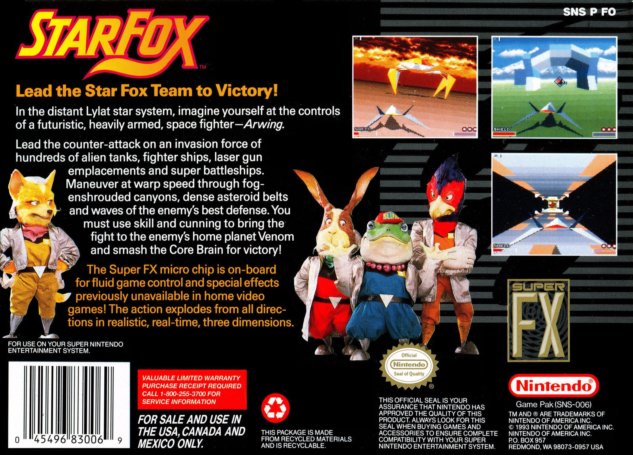 Star Fox SNES - Video Game - Used - CaveGamers - Image 2
