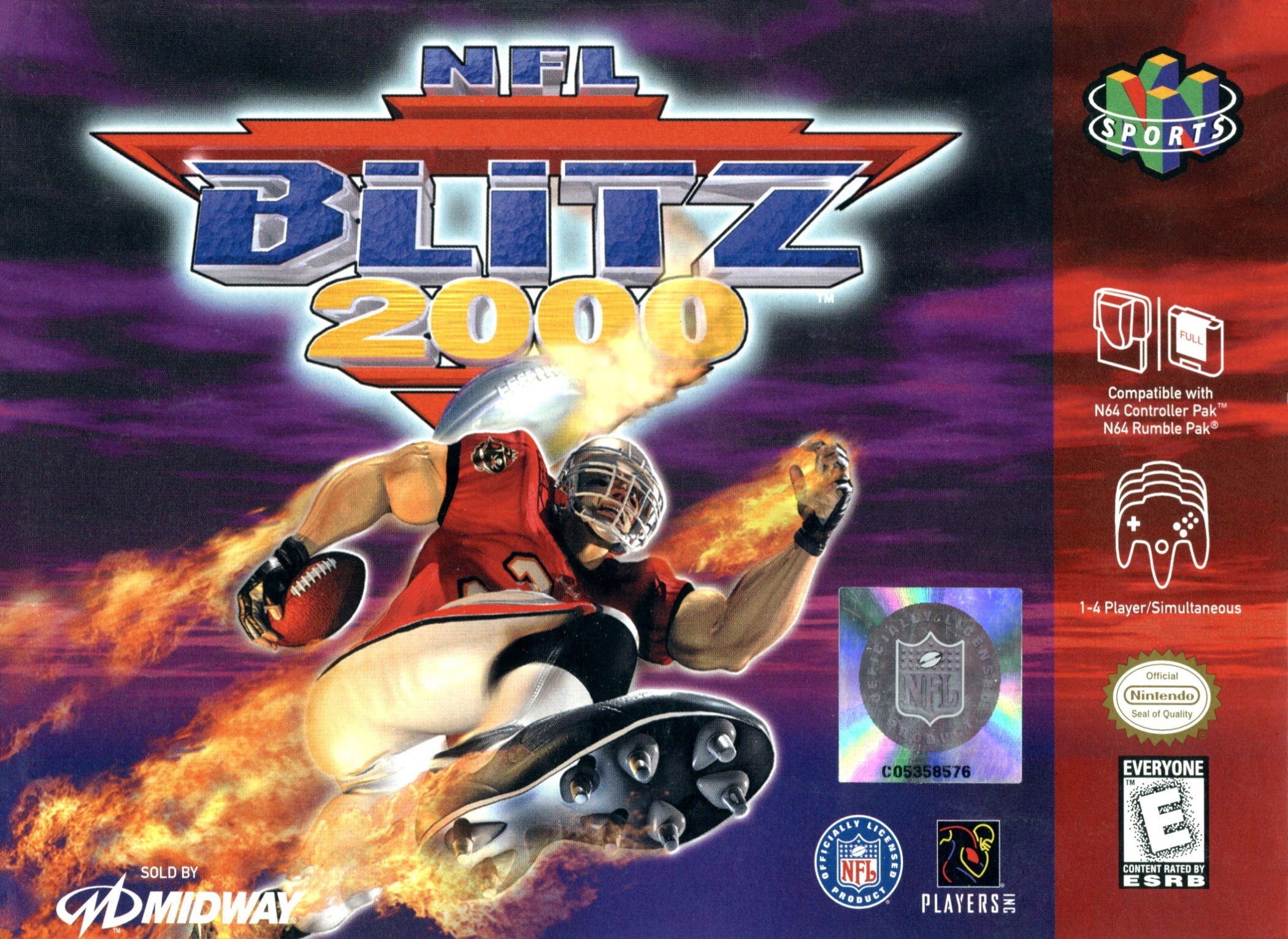 NFL Blitz 2000 N64 - Video Game - Used - CaveGamers
