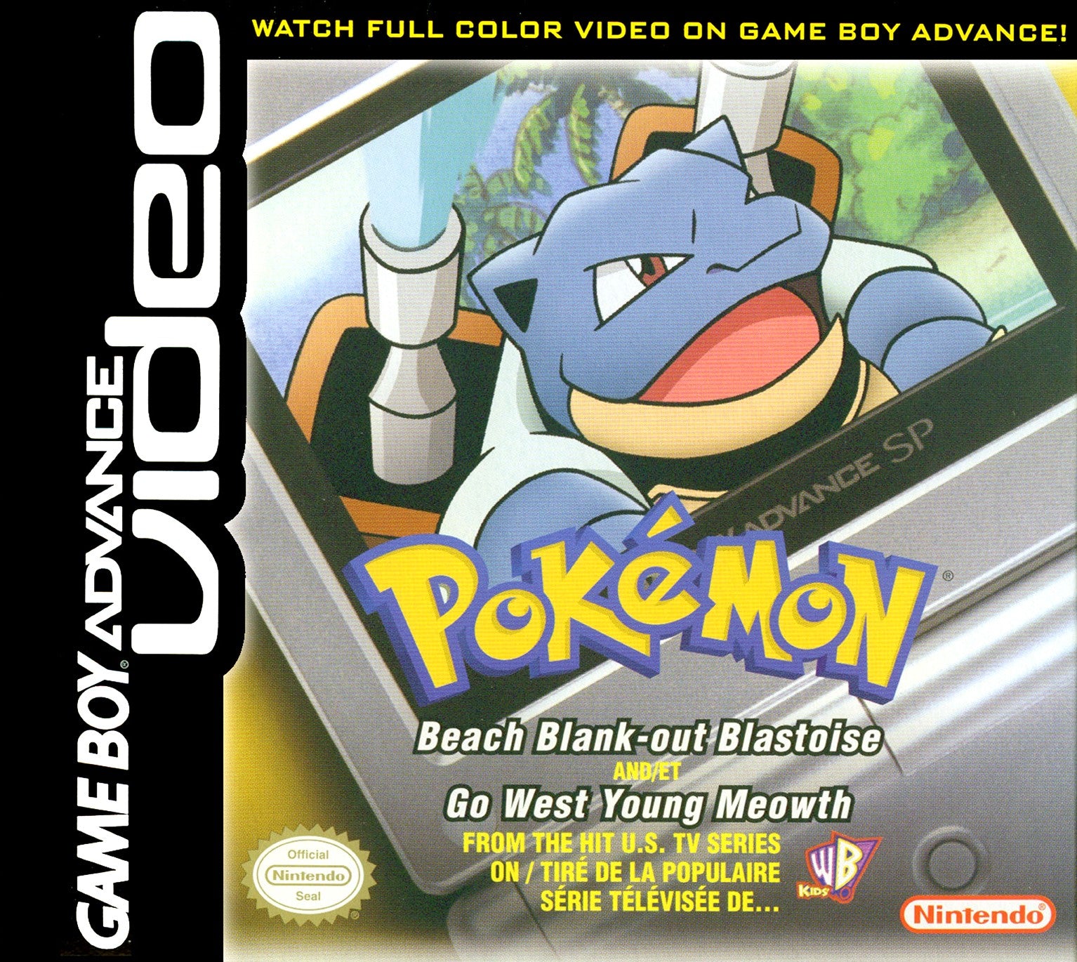 Pokemon Beach Blank-out Blastoise / Go West Young Meowth - Video Game Boy Advance - Video Game - Used - CaveGamers