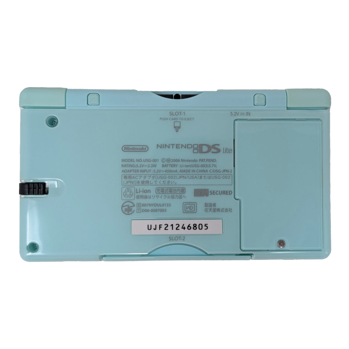 Nintendo DS Lite - Ice (Powder) Blue - Video Game System - Used - CaveGamers - Image 3