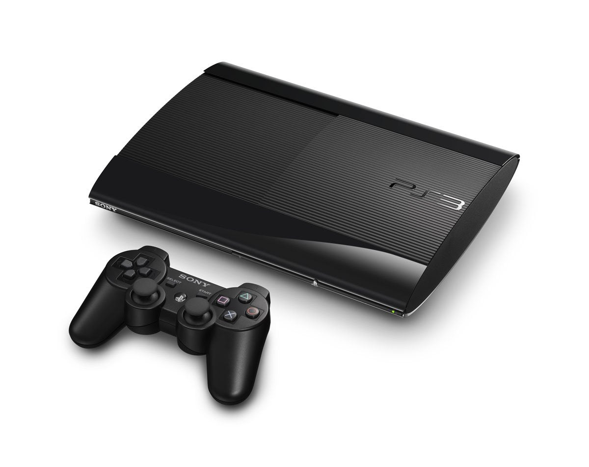 PlayStation 3 Super Slim 12GB Console - Black 4301A 4201A PS3 - Video Game System - Used - CaveGamers