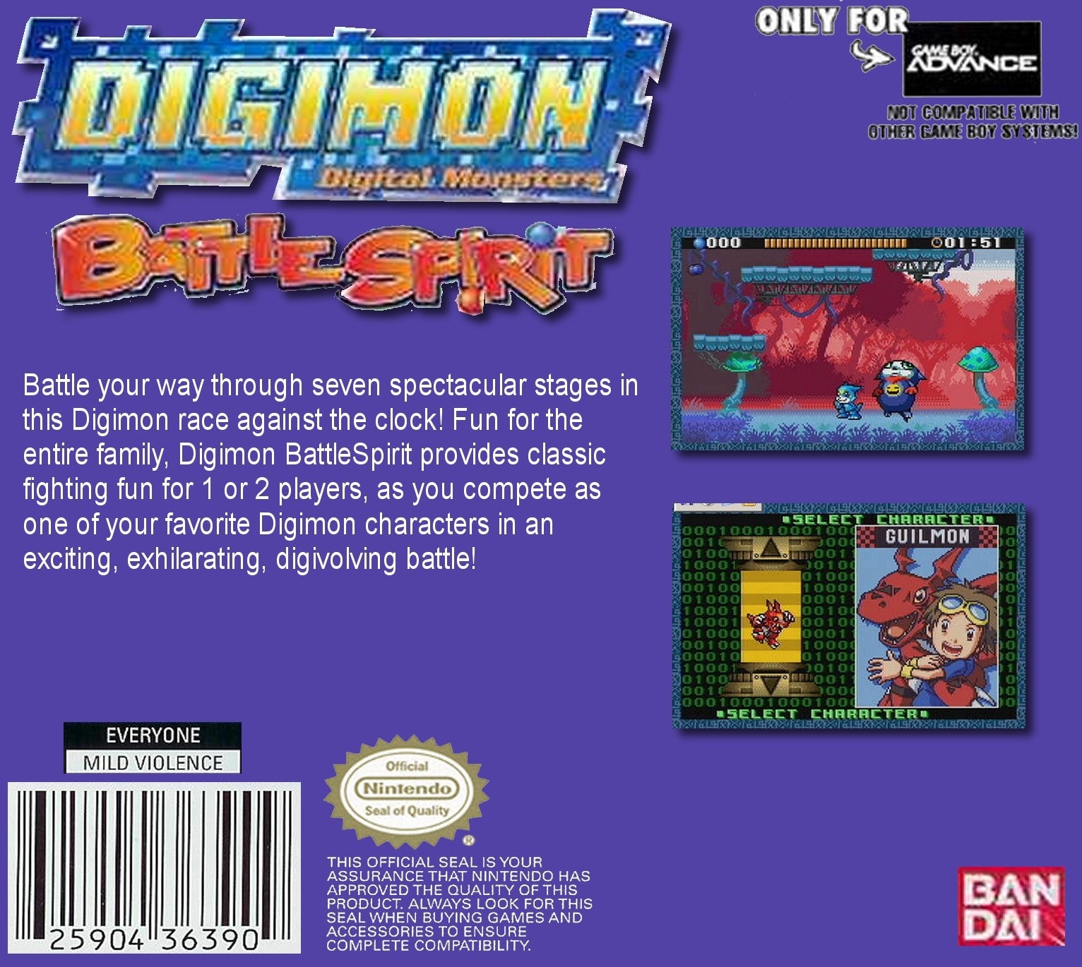 Digimon Battle Spirit Game Boy Advance - Video Game - Used - CaveGamers - Image 2