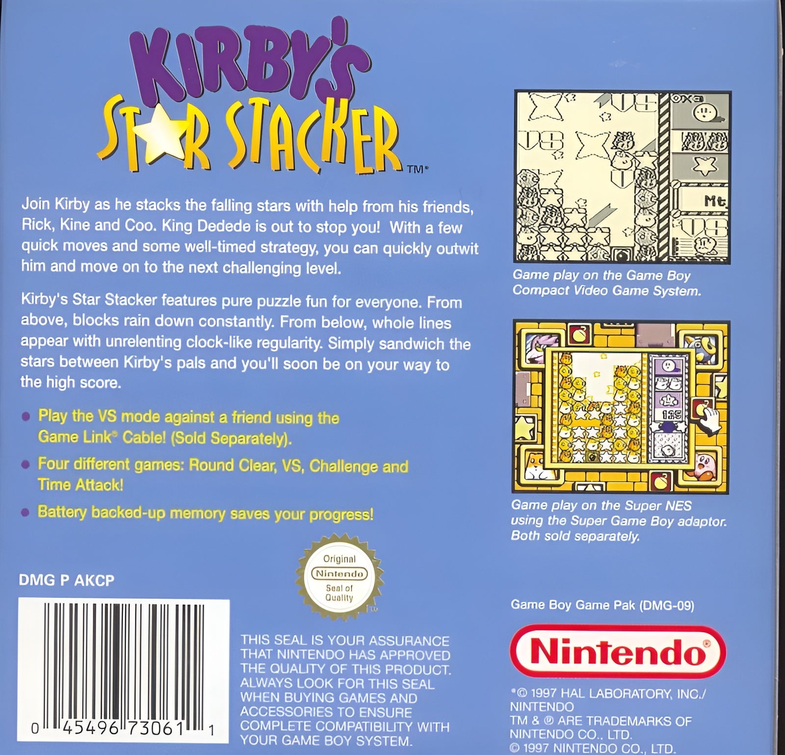 Kirby's Star Stacker