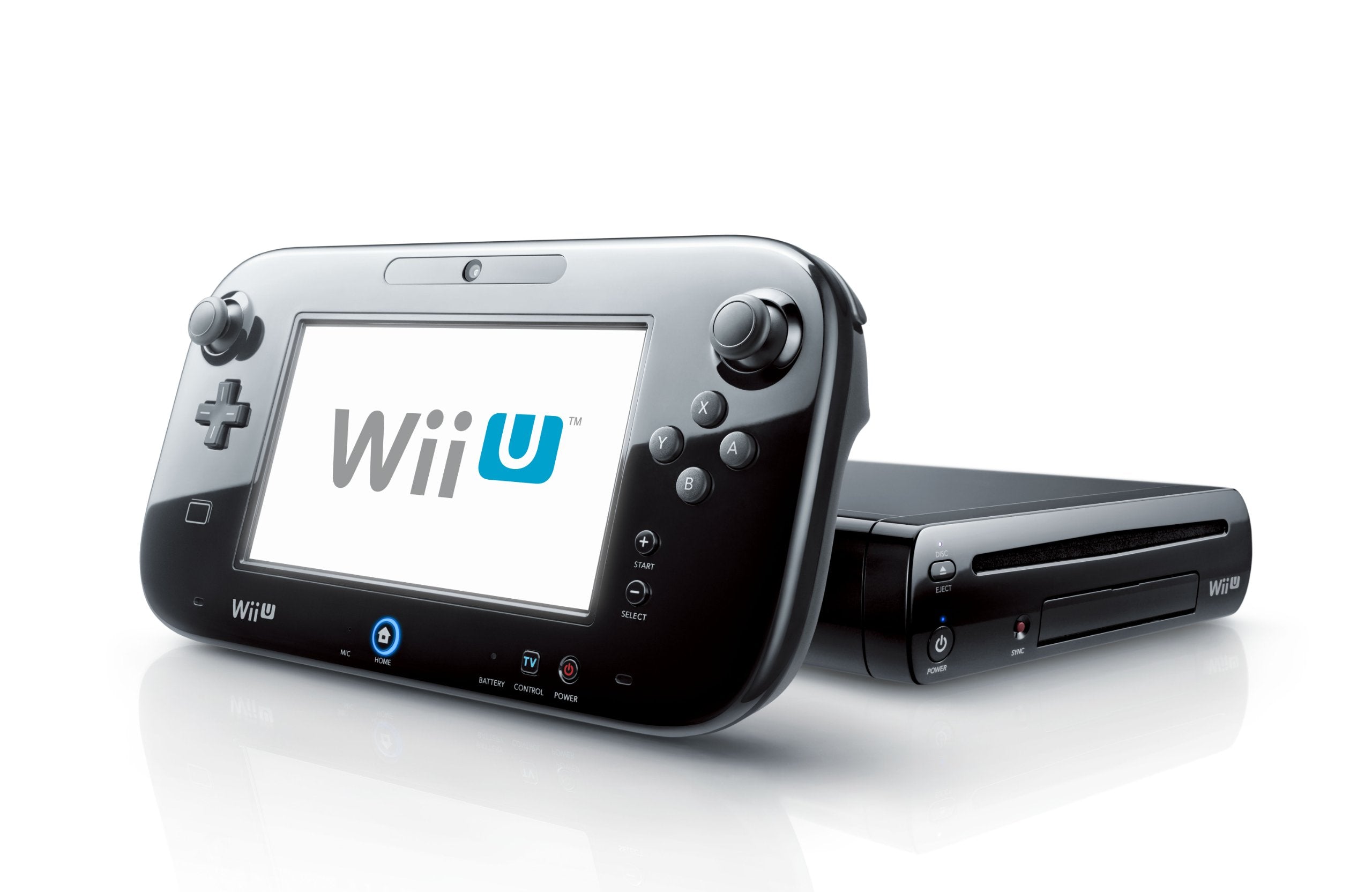 Nintendo Wii U Console + GamePad 32GB - Black - Video Game System - Used - CaveGamers