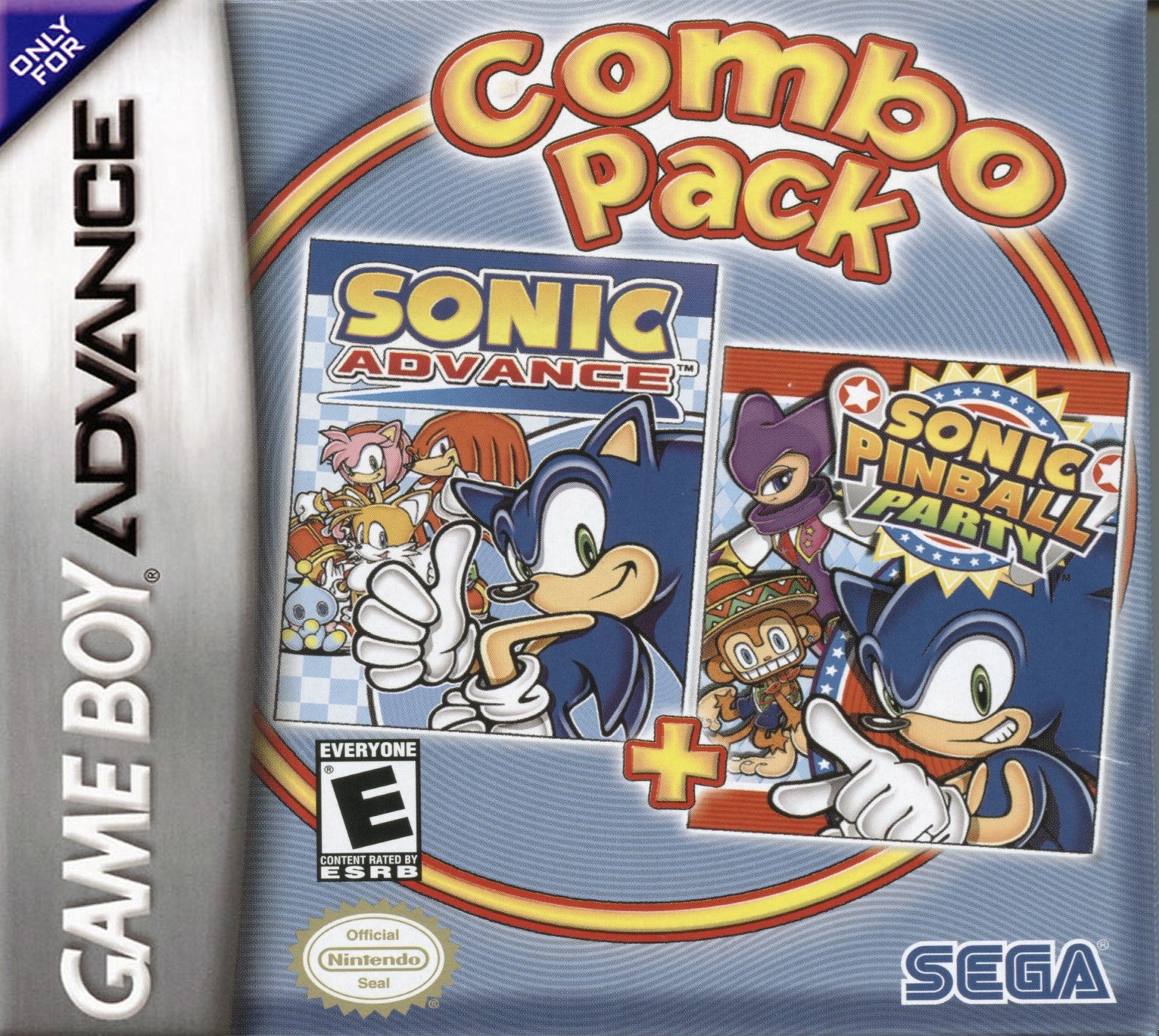 Sonic Advance & Sonic Pinball Party Game Boy Advance - Video Game - Used - CaveGamers