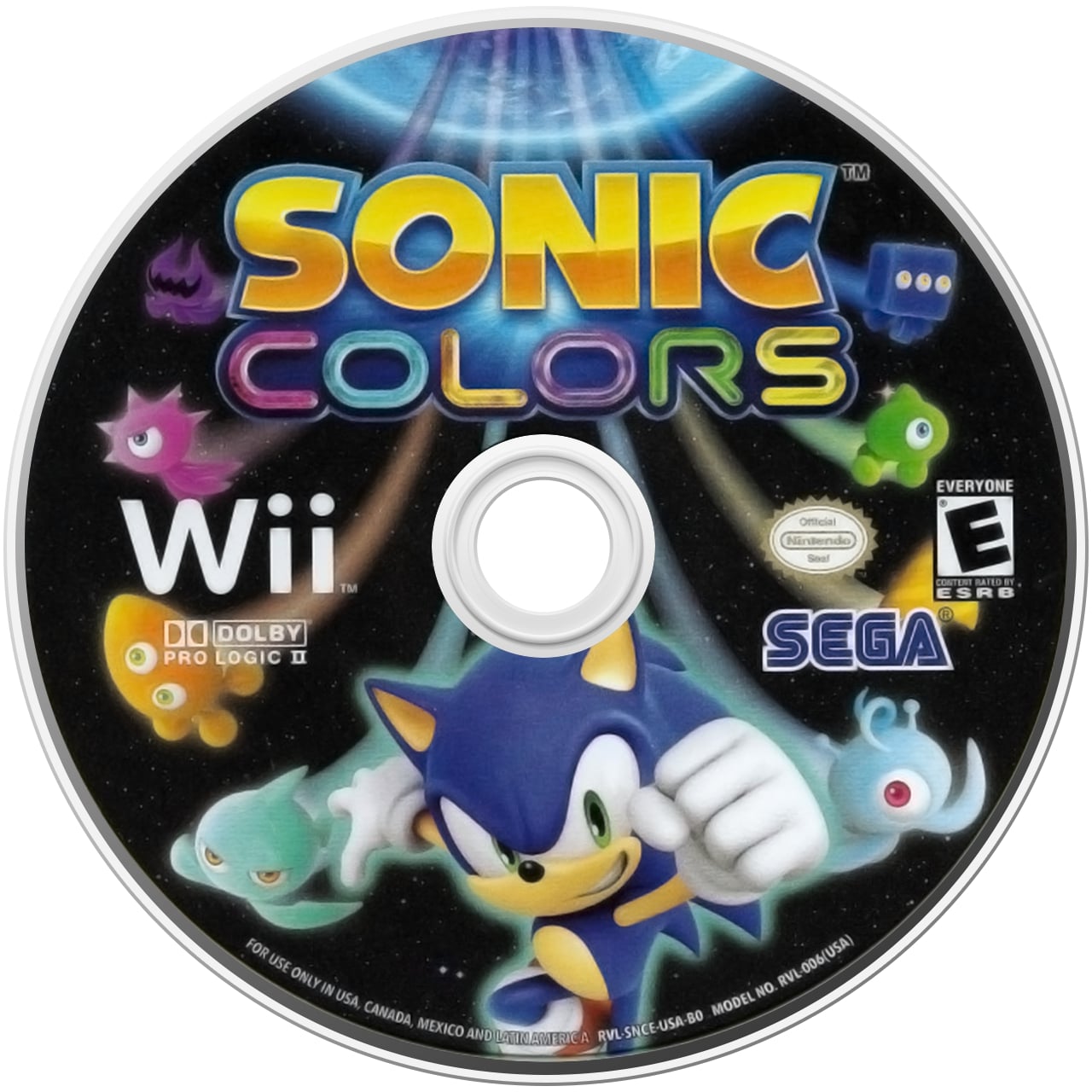 Sonic Colors Wii - Video Game - Used - CaveGamers - Image 3