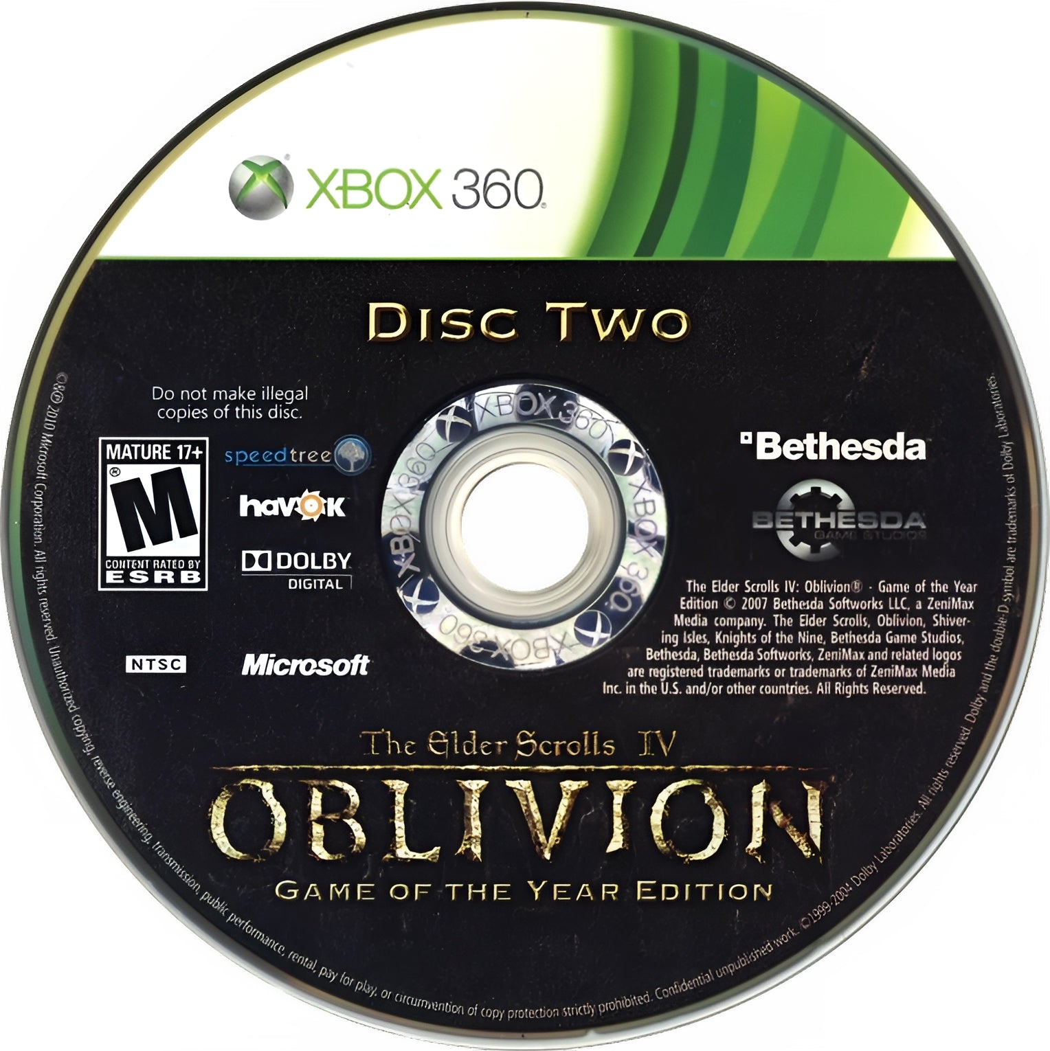 The Elder Scrolls IV: Oblivion [Game of the Year Edition] [2 Discs] Xbox 360 - Video Game - Used - CaveGamers - Image 4