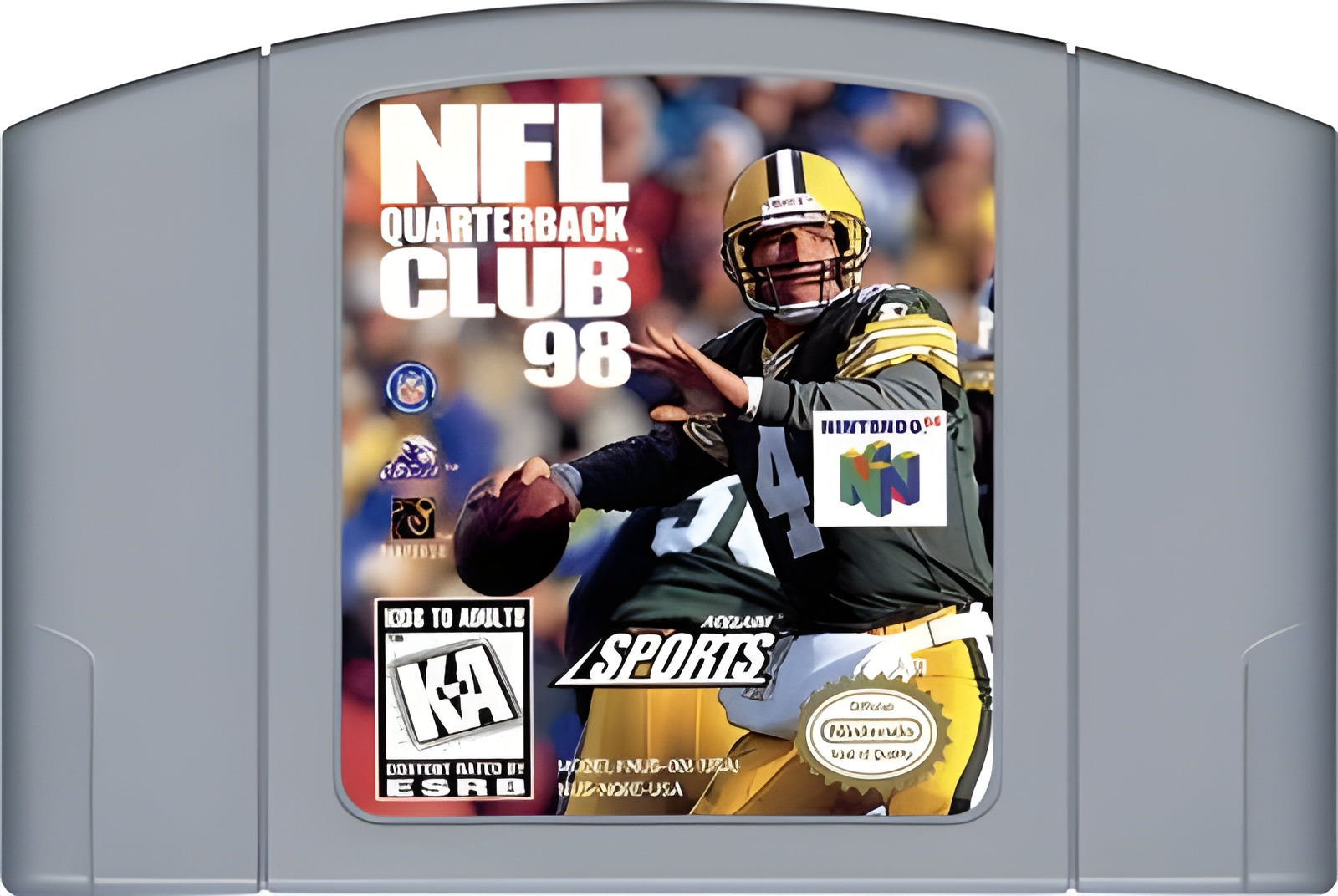 NFL Quarterback Club 98 N64 - Video Game - Used - CaveGamers - Image 3