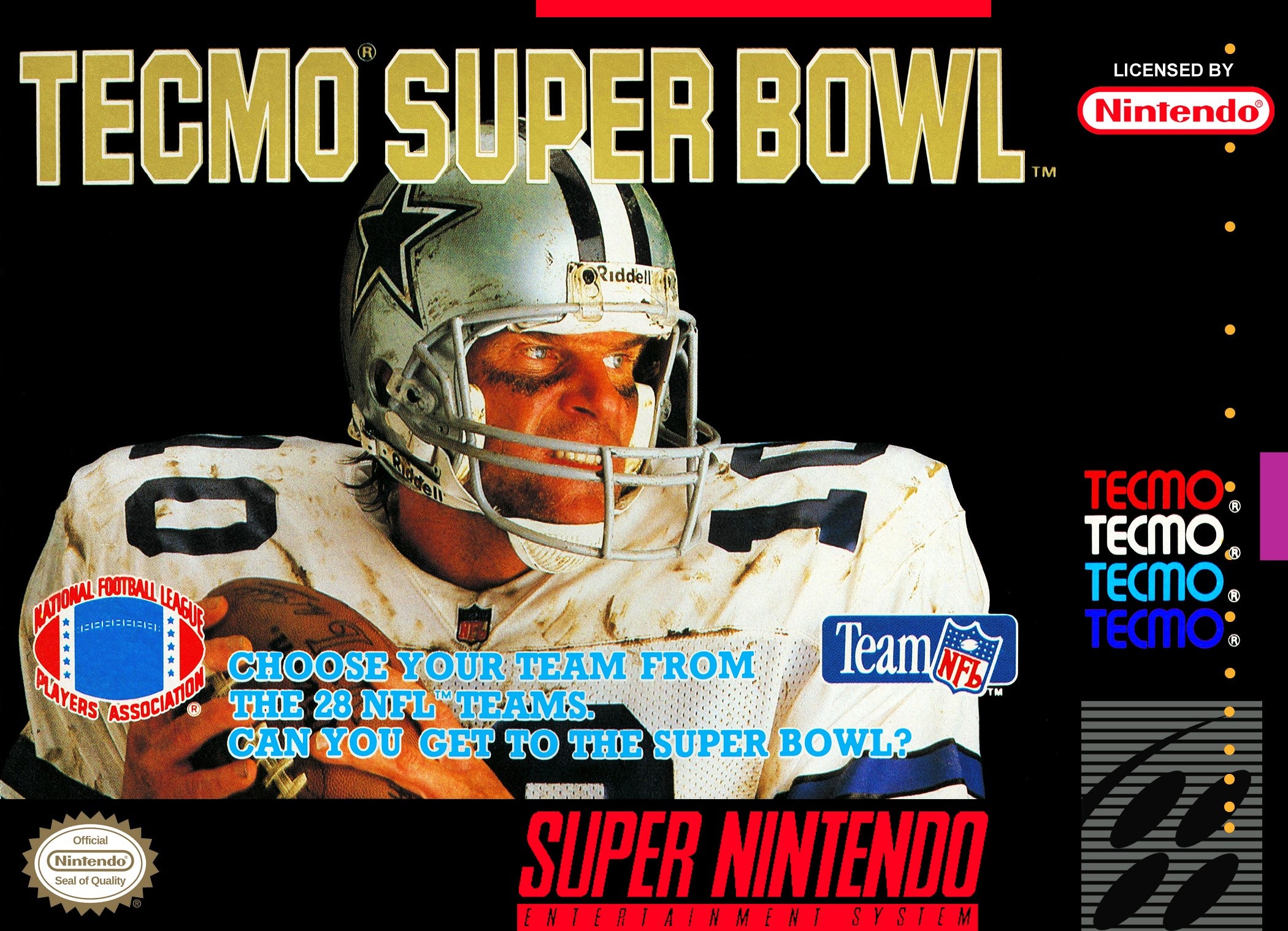 Tecmo Super Bowl SNES - Video Game - Used - CaveGamers