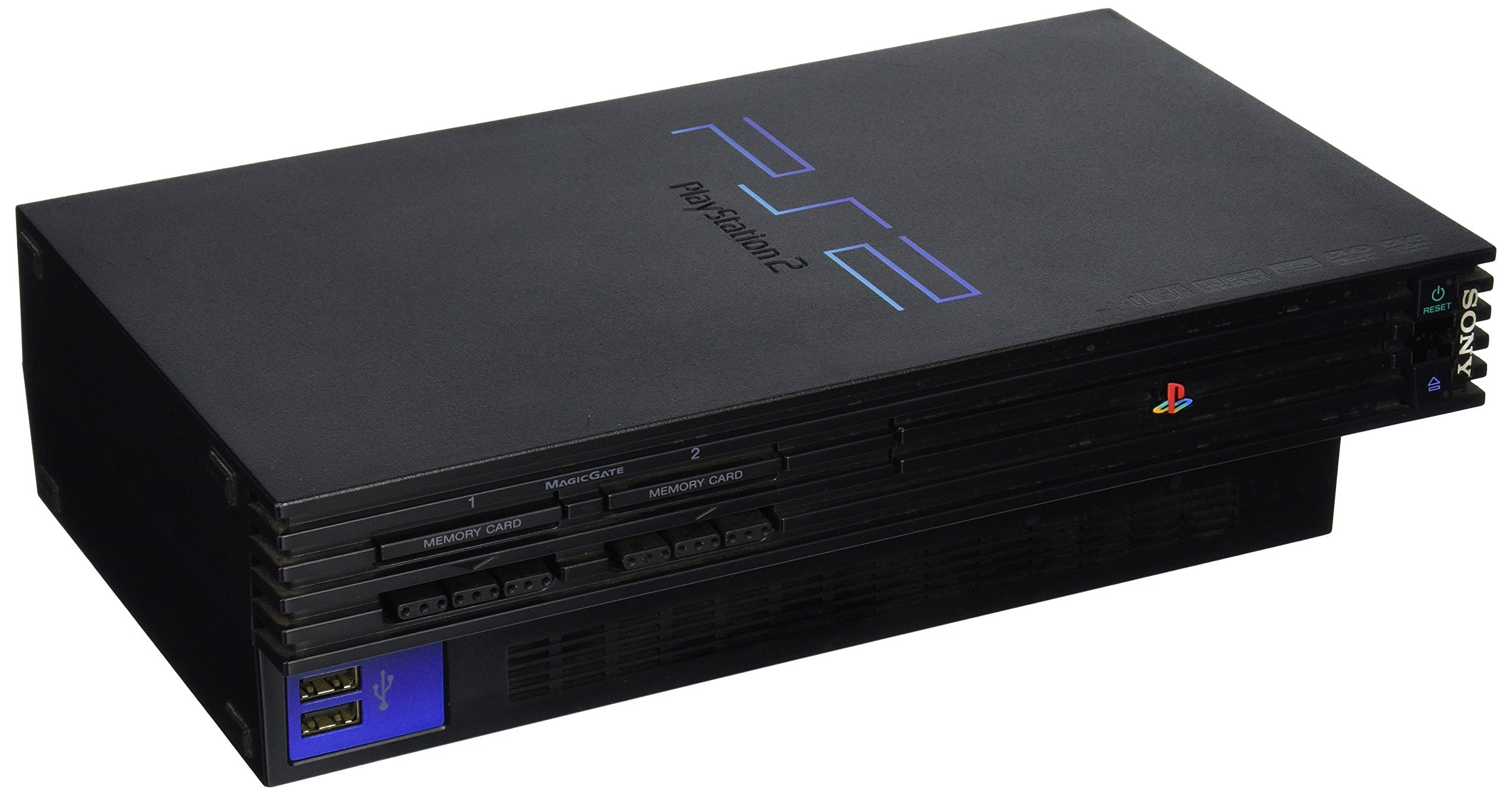 Playstation 2 Original Console - Black PS2 - Video Game System - Used - CaveGamers - Image 2