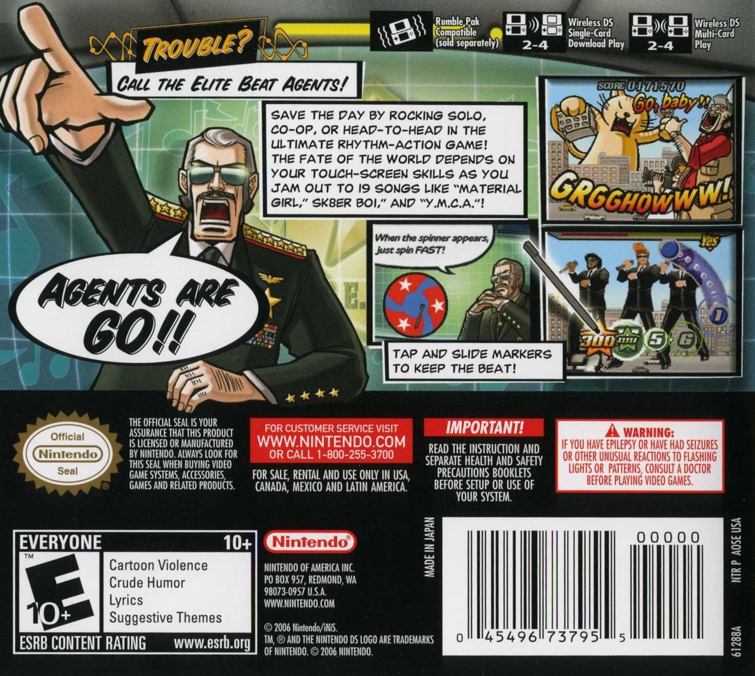 Elite Beat Agents DS - Video Game - Used - CaveGamers - Image 2