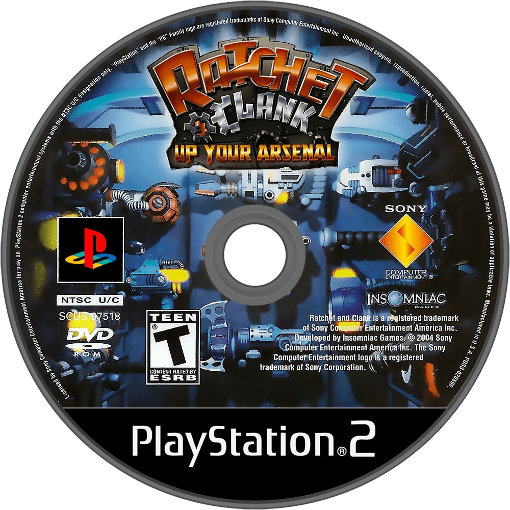 Ratchet & Clank Up Your Arsenal PS2 - Video Game - Used - CaveGamers - Image 3
