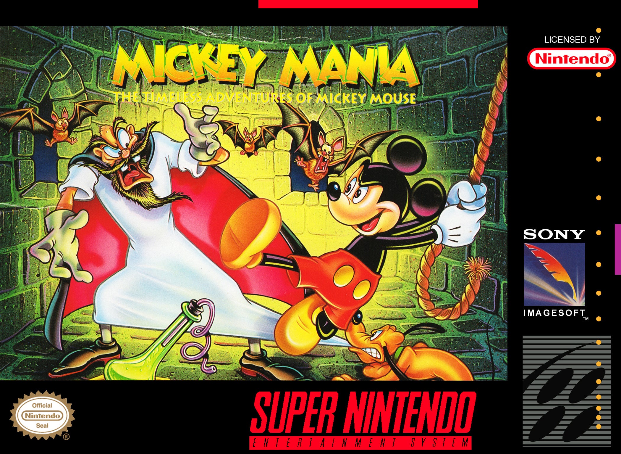 Mickey Mania SNES - Video Game - Used - CaveGamers