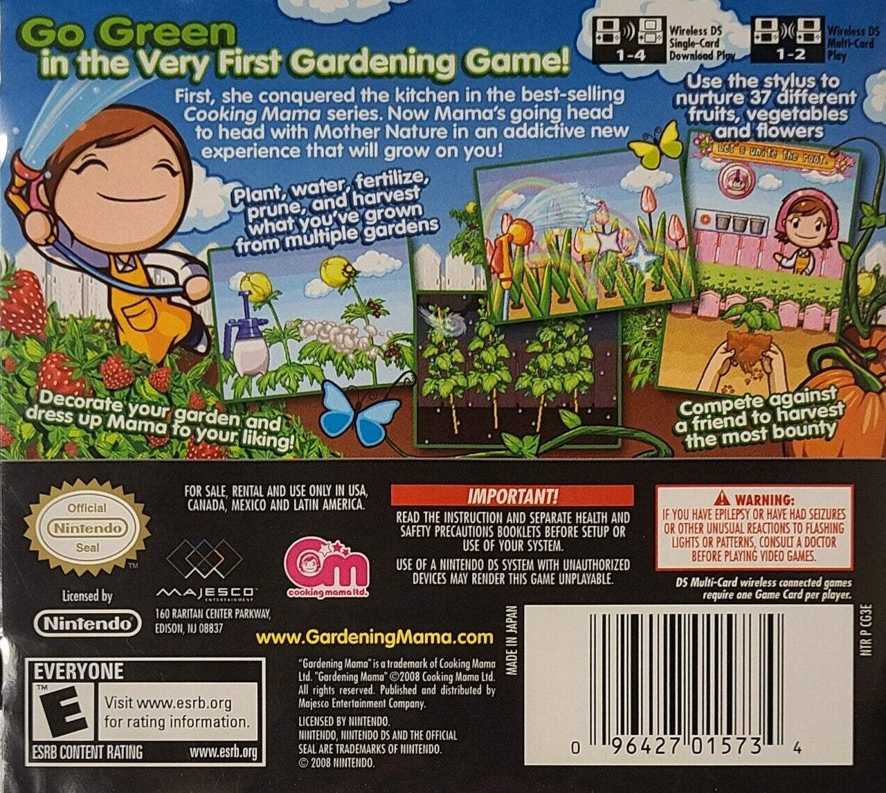 Gardening Mama DS - Video Game - Used - CaveGamers - Image 2