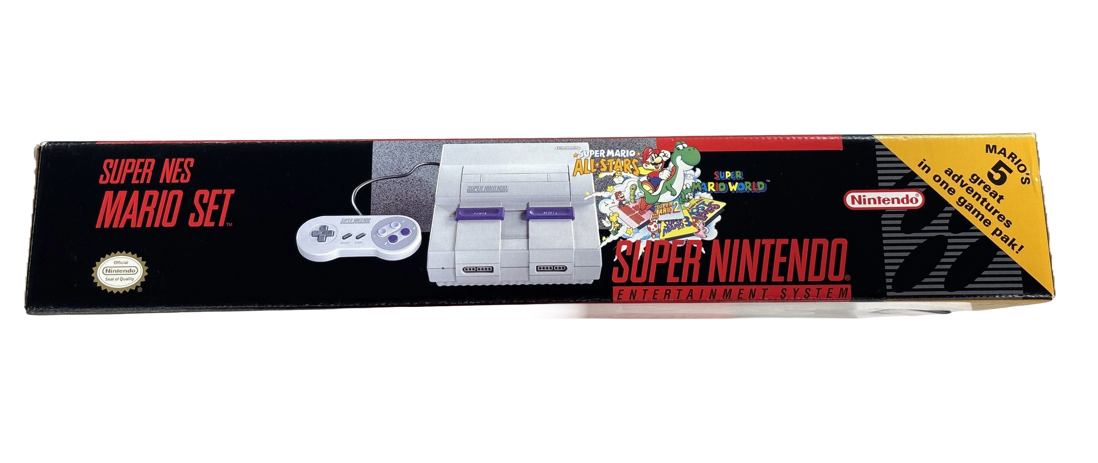 Super NES Mario Set SNES Nintendo Box Only No Game or Manuals