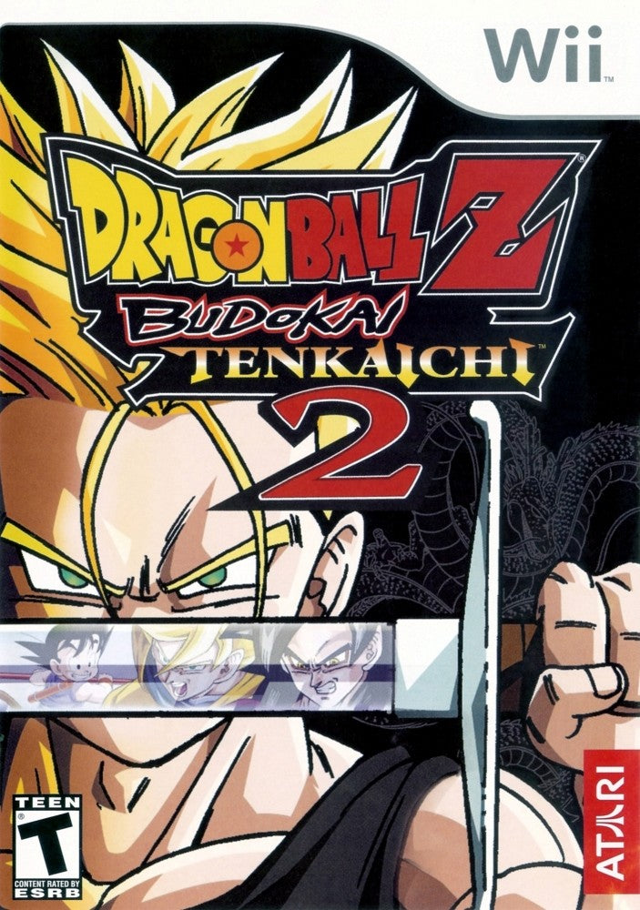Dragonball Z Budokai Tenkaichi 2 Wii - Video Game - Used - CaveGamers